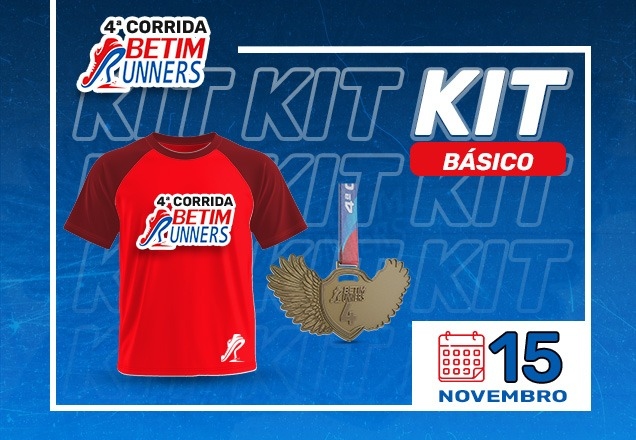 Inscrição Kit básico — camisa e medalha